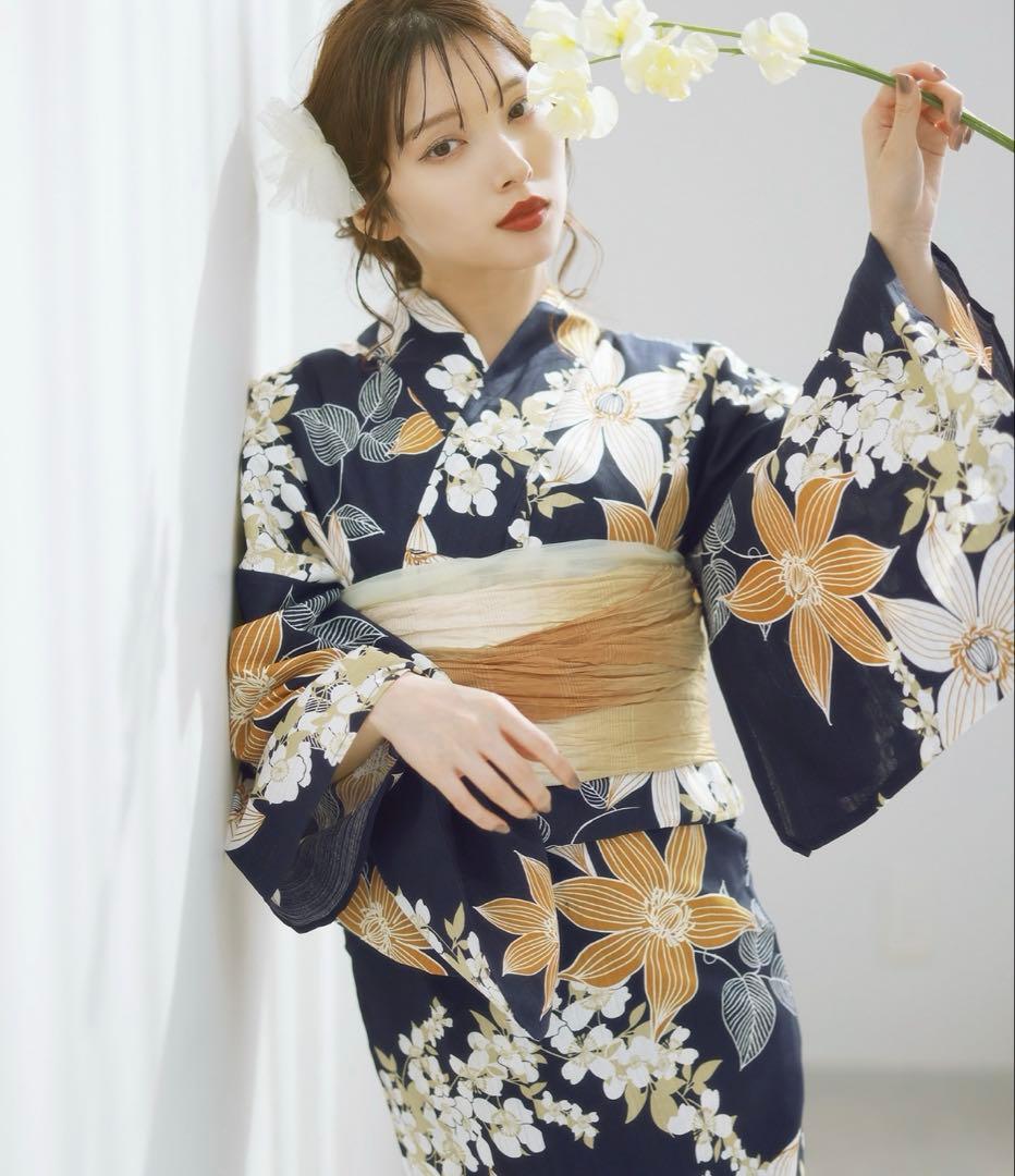 Dita ディータ 幻想鏡花水月(柑橘) 浴衣