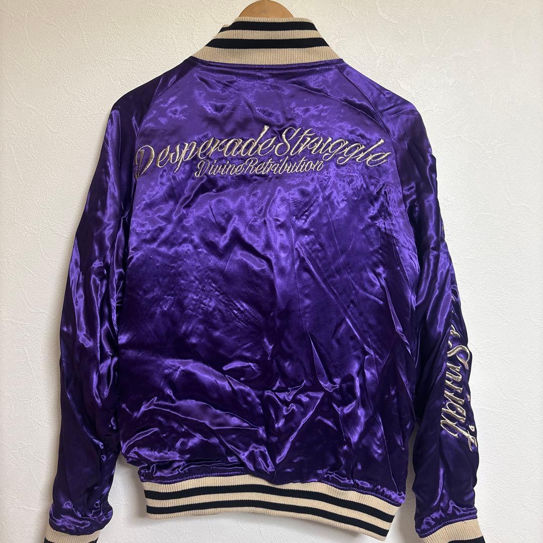 抜刀娘　レーヨンリバーシブル　刺繍スカジャン