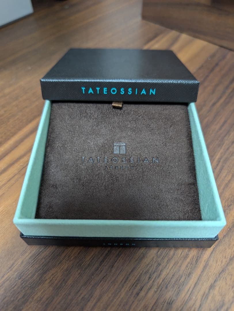 TATEOSSIAN ブラックチェーンブレスレット