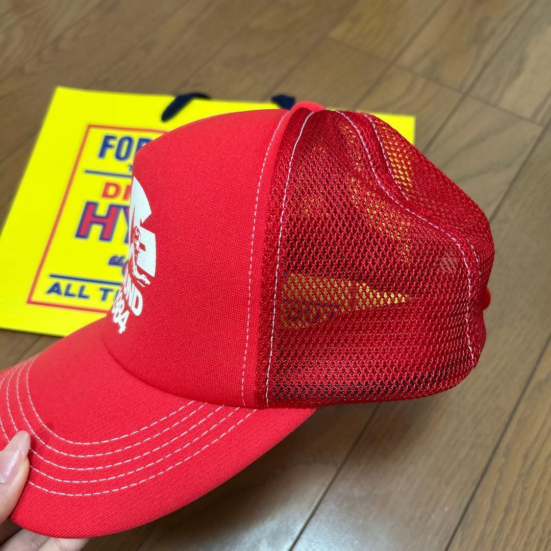 HYS SOUND メッシュキャップ赤