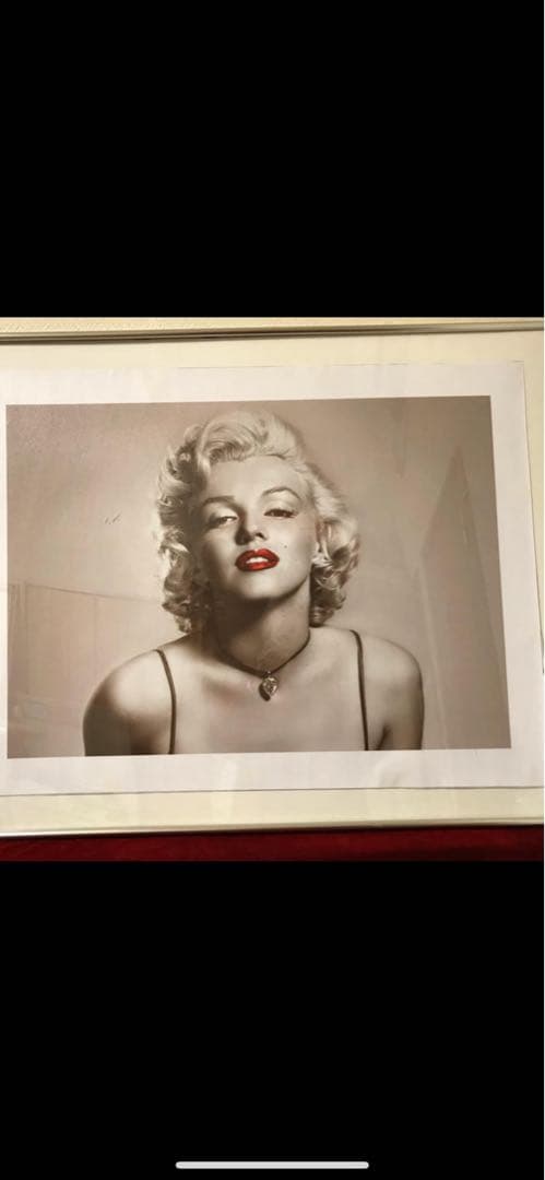 超貴重 マリリン・モンロー モノクロ写真 ７０cm✖️５０cm