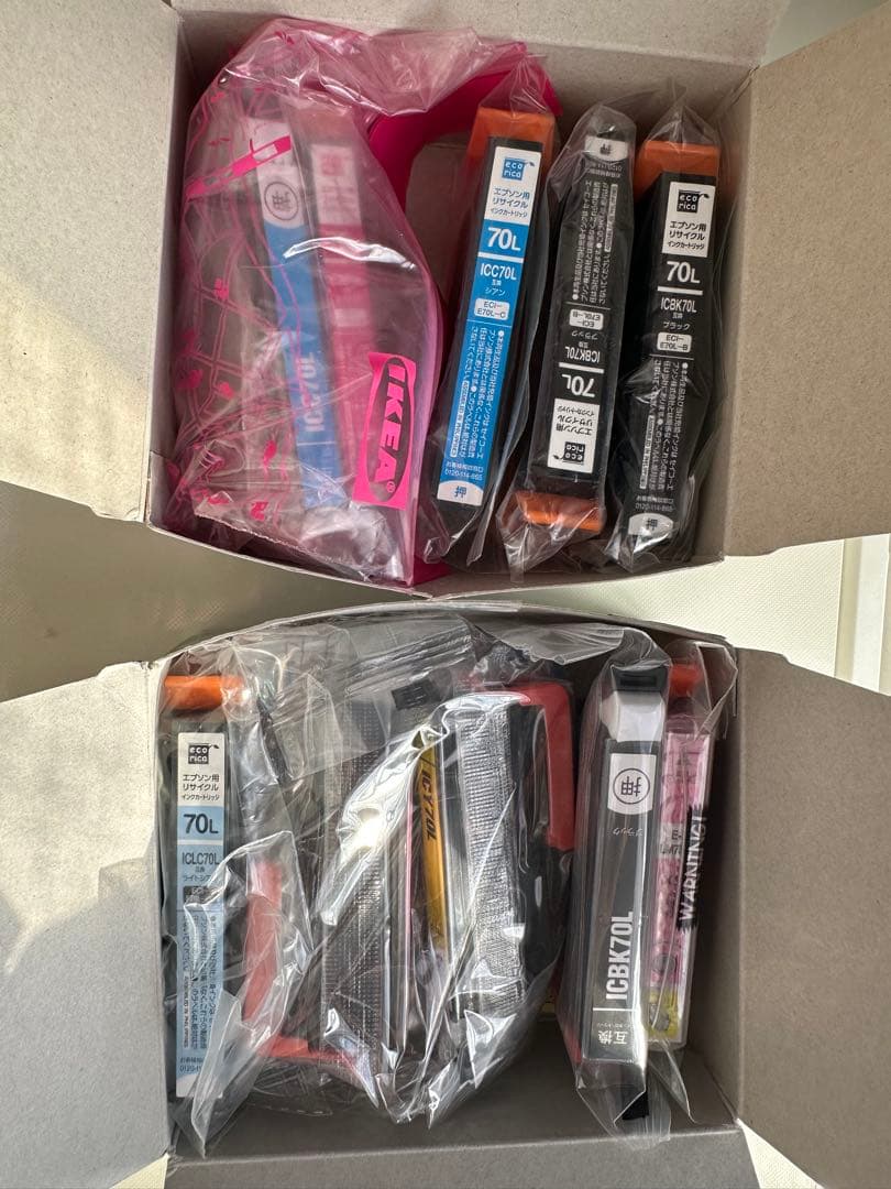 エプソン プリンター EP805AW［ジャンク品］ たくさんの替えインク付き