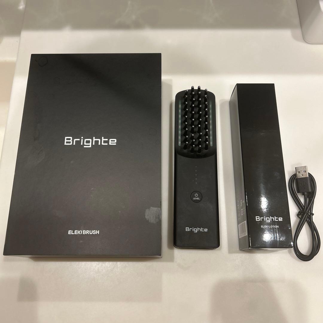brighte ブライト エレキブラシ 未使用化粧水付き