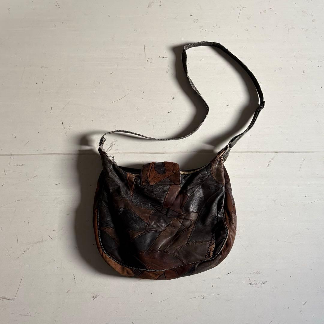 00's vintage 切り替え　ショルダーバッグ　アーカイブ　y2k