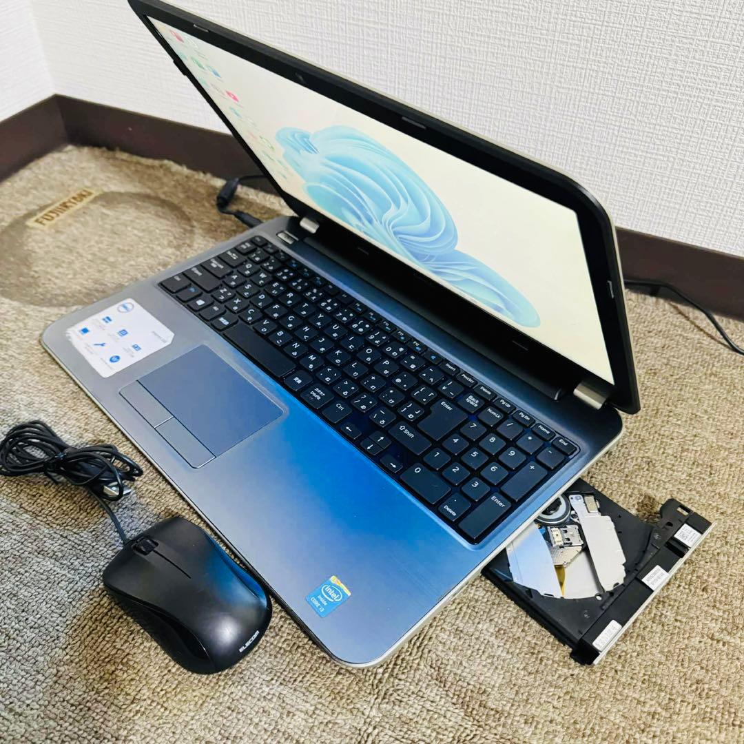 S212 DellノートパソコンWEBカメラSSD高速Windows11オフィス