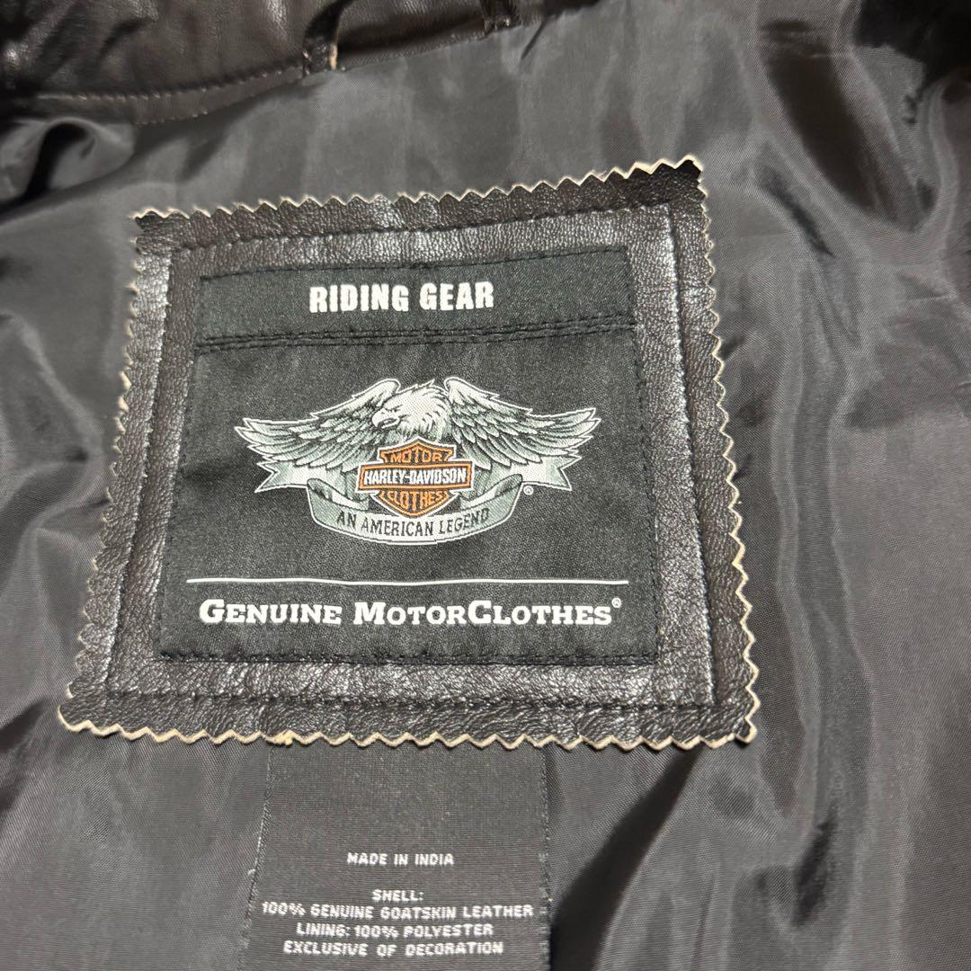 《90s》激安！　HARLEY DAVIDSON 山羊革　ライダースジャケット
