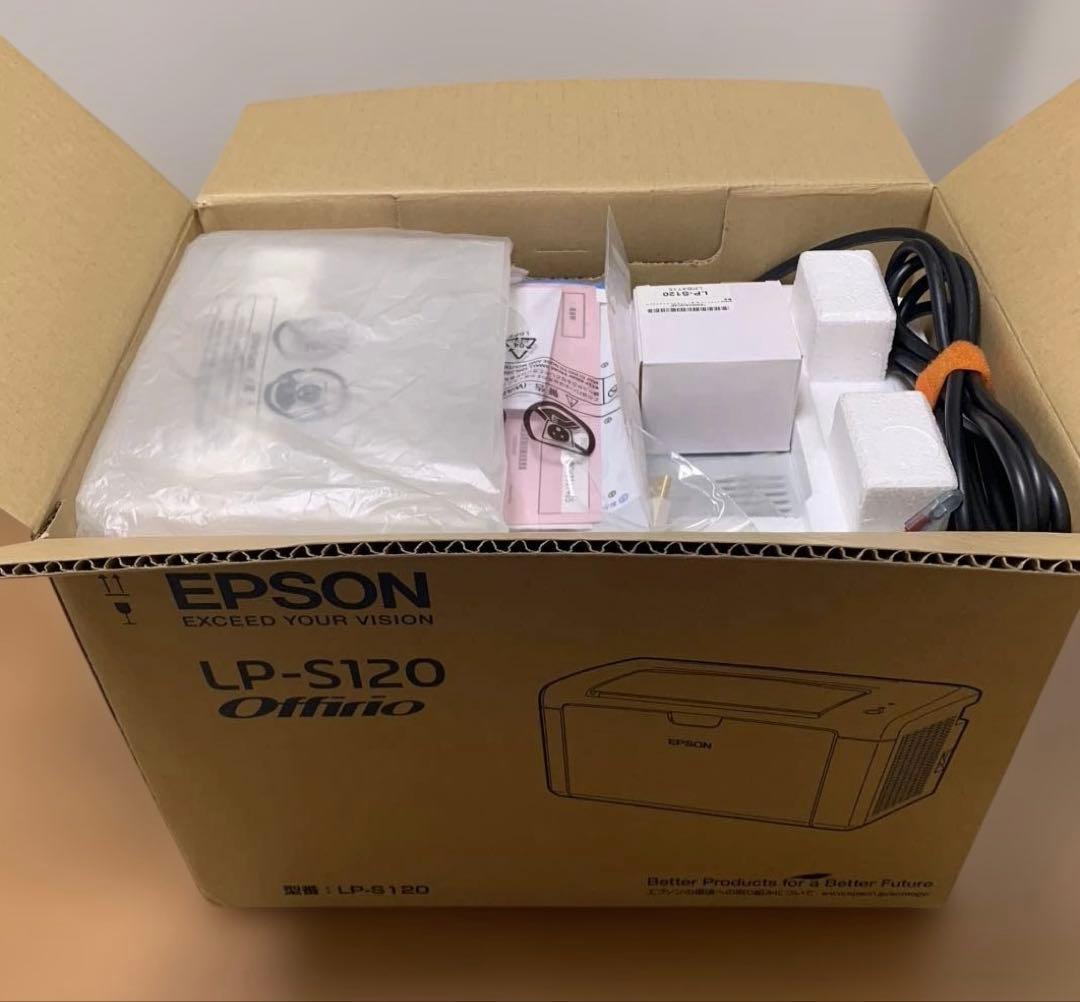 【美品】EPSON プリンター　LP-S120 取説、CD付き