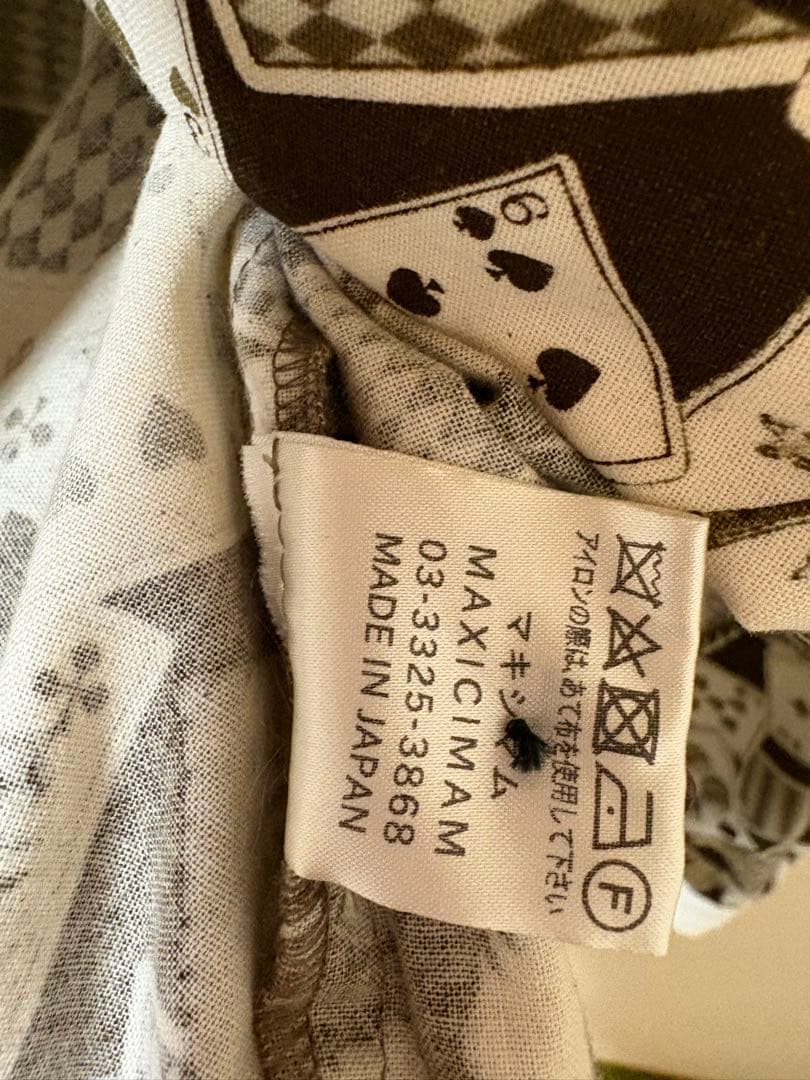 マキシマム　MAXICIMAM トランプ模様 長袖ブラウス サイズ3