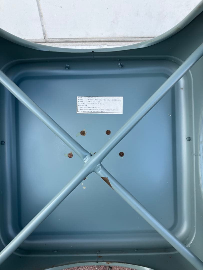 廃番 ノットアンティークス ブリックチェア２脚セット おまけクッション付