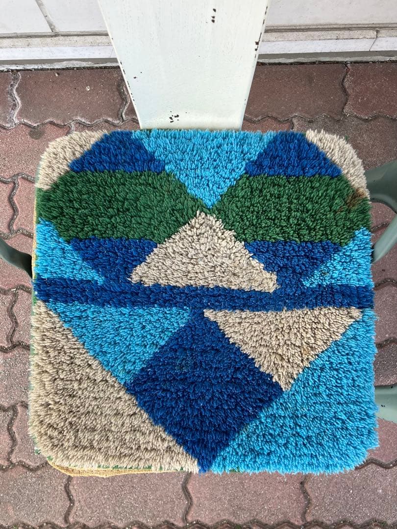 廃番 ノットアンティークス ブリックチェア２脚セット おまけクッション付