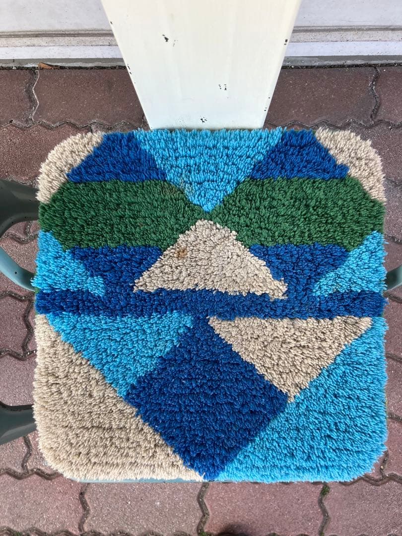 廃番 ノットアンティークス ブリックチェア２脚セット おまけクッション付