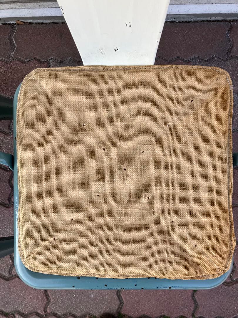 廃番 ノットアンティークス ブリックチェア２脚セット おまけクッション付