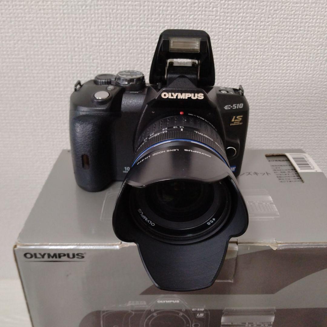オリンパスE510　レンズ３本セット　リモートケーブル、バッテリー、付属品あり