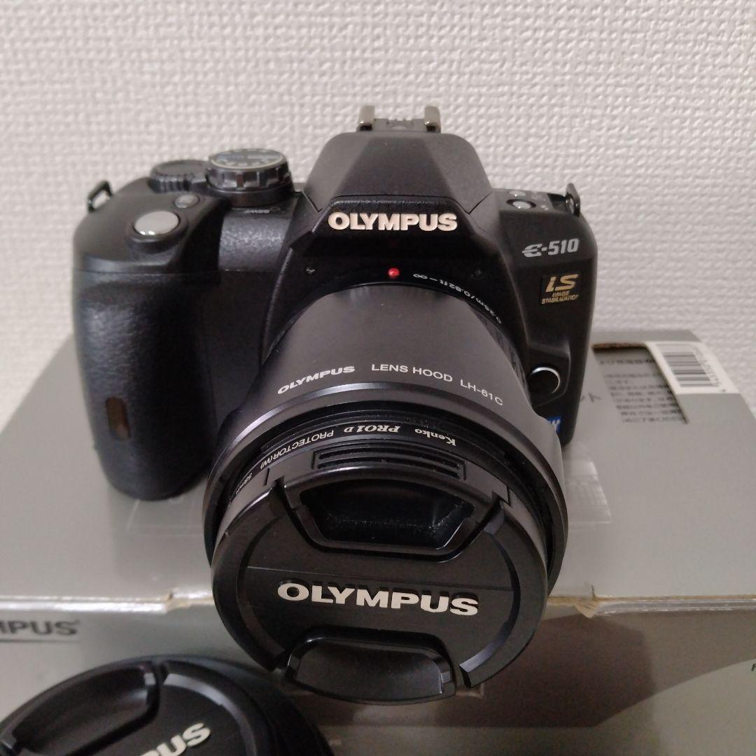 オリンパスE510　レンズ３本セット　リモートケーブル、バッテリー、付属品あり