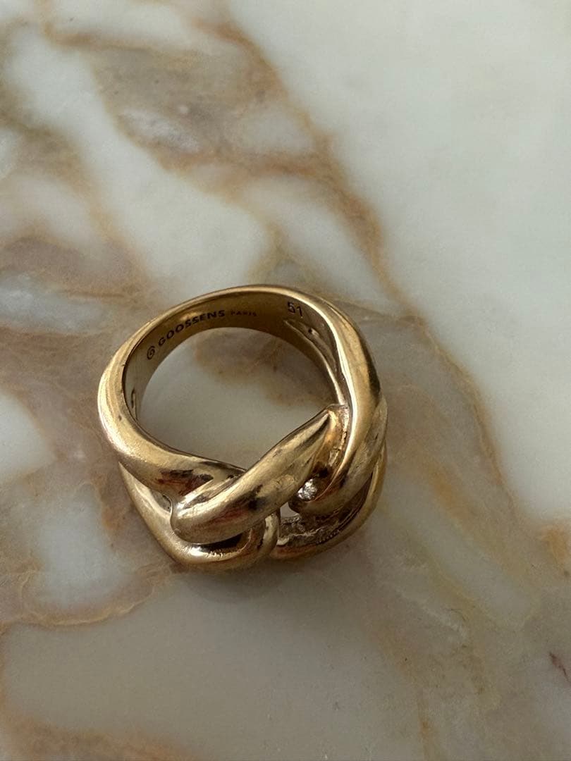 GOOSSENS Paris グーセンスパリ ゴールド ノットリング 11号
