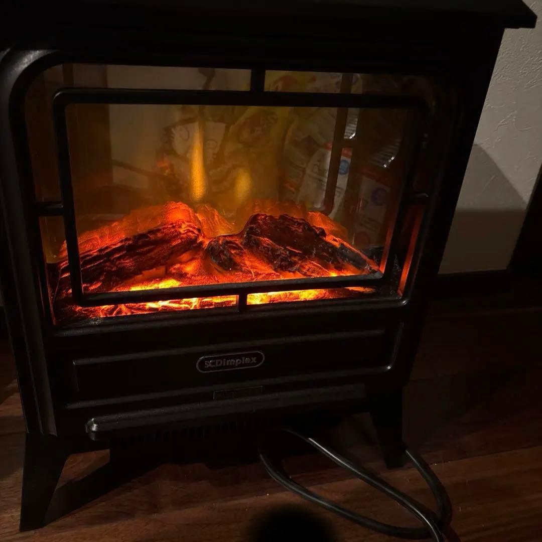 猫宇多 　Dimplex ストーブ型電気ヒーター 黒