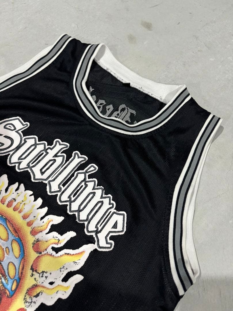 90's Sublime ブラック ノースリーブタンクトップ