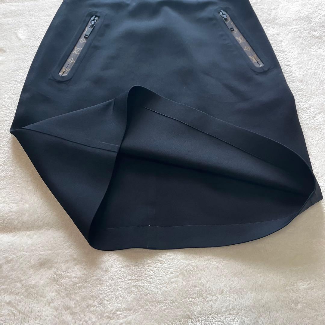 ★美品★ルイヴィトン　ショートスリーブハイネックフィットドレス 34 付属品あり