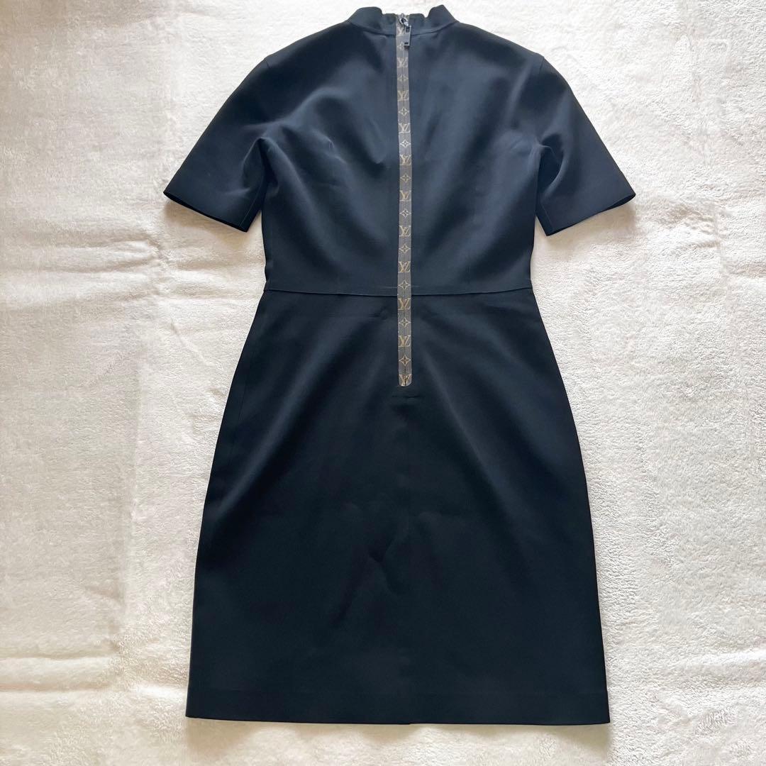 ★美品★ルイヴィトン　ショートスリーブハイネックフィットドレス 34 付属品あり