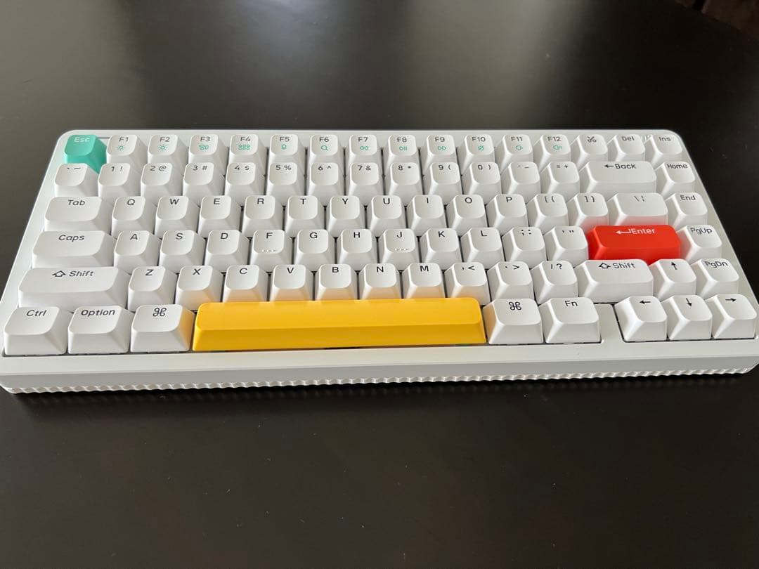 Nuphy Halo75 ワイヤレスメカニカルキーボード ホワイト 赤軸