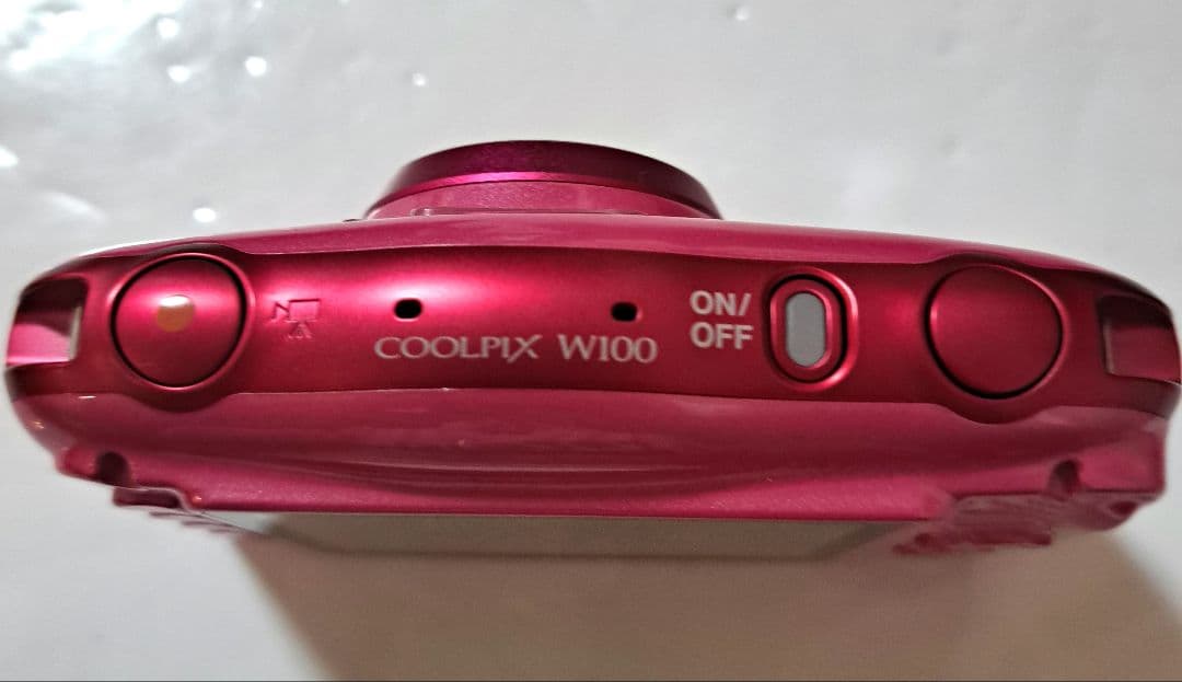 [美品][動作確認済]Nikon COOLPIX W100ピンク デジタルカメラ