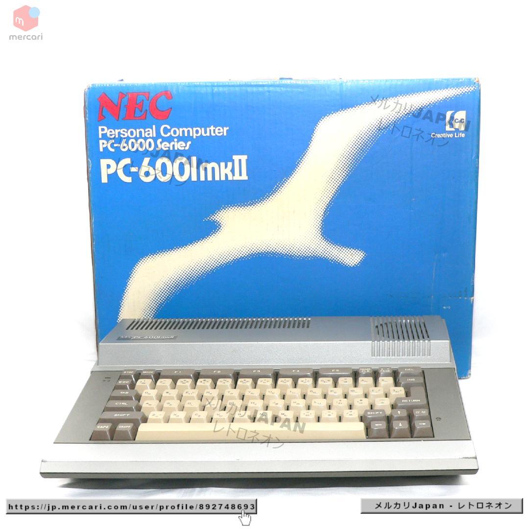 NEC PC-6001mkII 新しい電源 メカニカルスイッチ フルメンテナンス