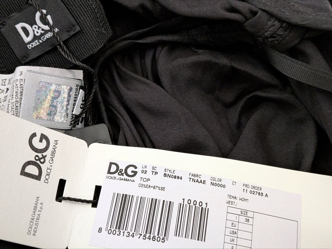【タグ付き新品サイズ38】ホルターネック DOLCE＆GABBANA D＆G