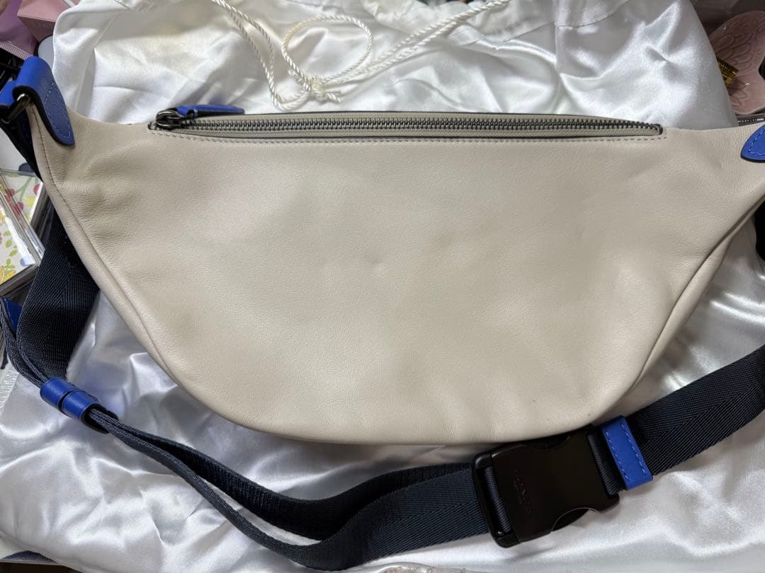 COACH コーチ リーグベルトバッグ ジャガード シグネチャー
