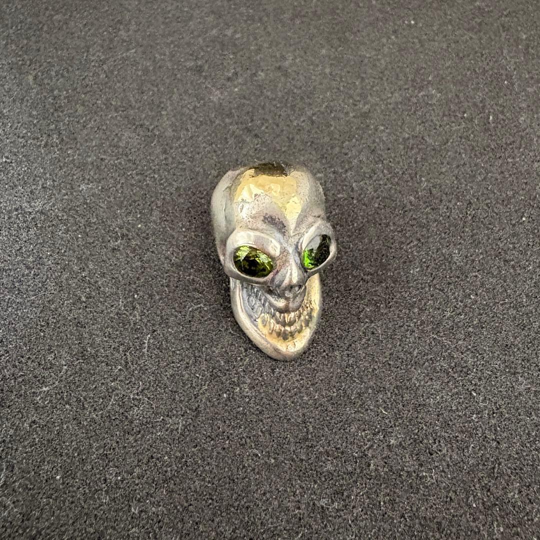 Bill Wall Leather スカルビーズ アメジスト ペリドット