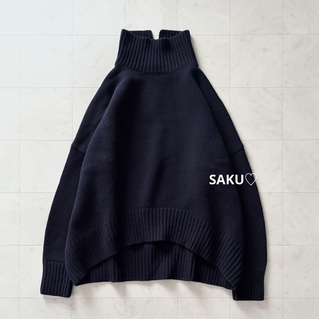 定価37400円 ドゥーズィエムクラス CINOH タートルネックニット 38