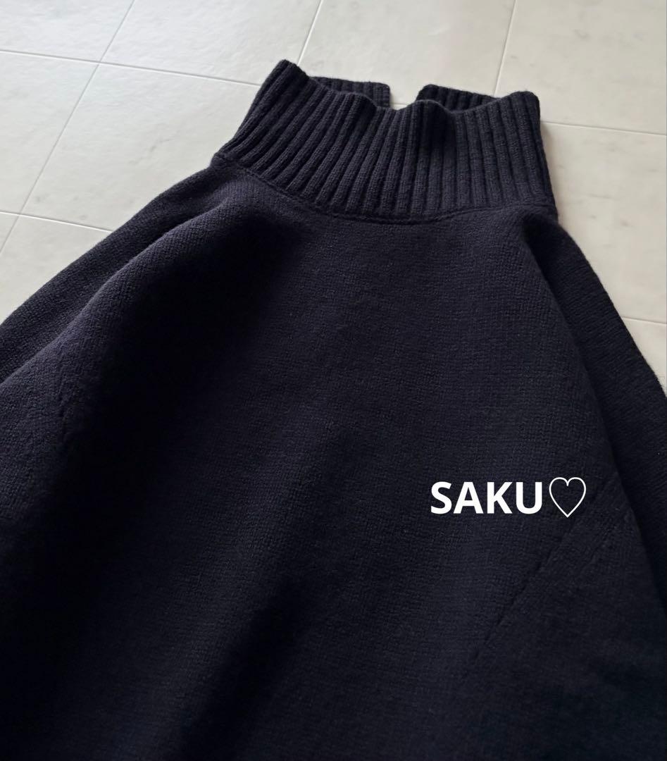 定価37400円 ドゥーズィエムクラス CINOH タートルネックニット 38