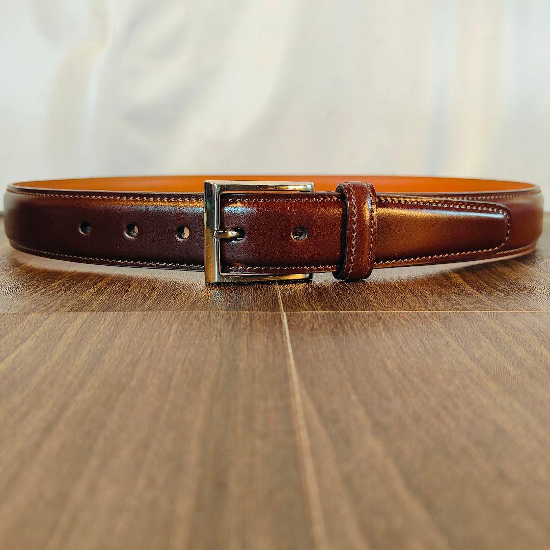 【極艶美品】K.T. Lewiston ラコタハウス正規品 高級コードバンベルト