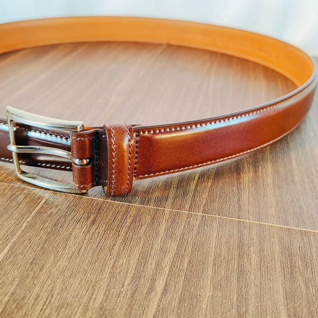 【極艶美品】K.T. Lewiston ラコタハウス正規品 高級コードバンベルト