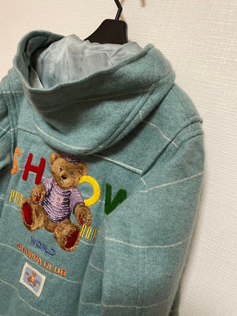 美品/PINK HOUSE/ベア刺繍　ダッフルコート/F