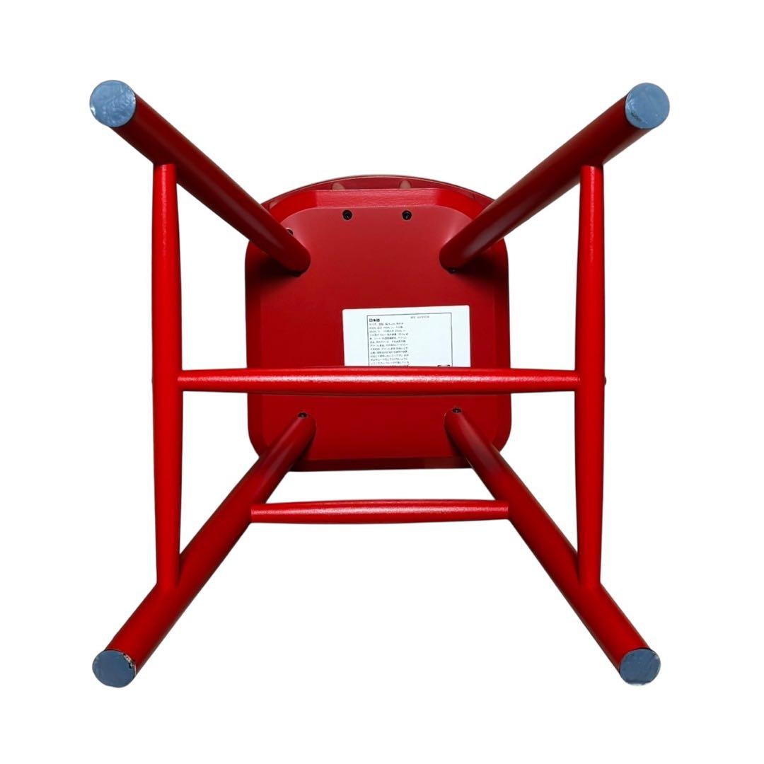 廃盤色 IKEA イケア AGAM アーガム キッズチェア ハイチェア　レッド赤