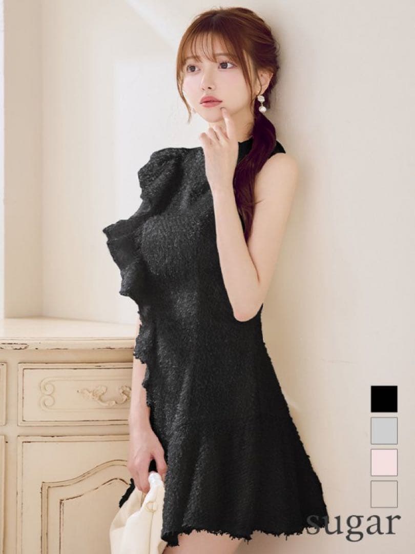 N*A様 【美品】sugar フリンジ/ フリル/ ミニワンピース