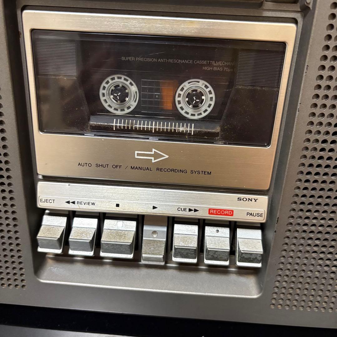 昭和レトロ　ラジカセ　SONY CFS-686 FM/AM ステレオラジカセ