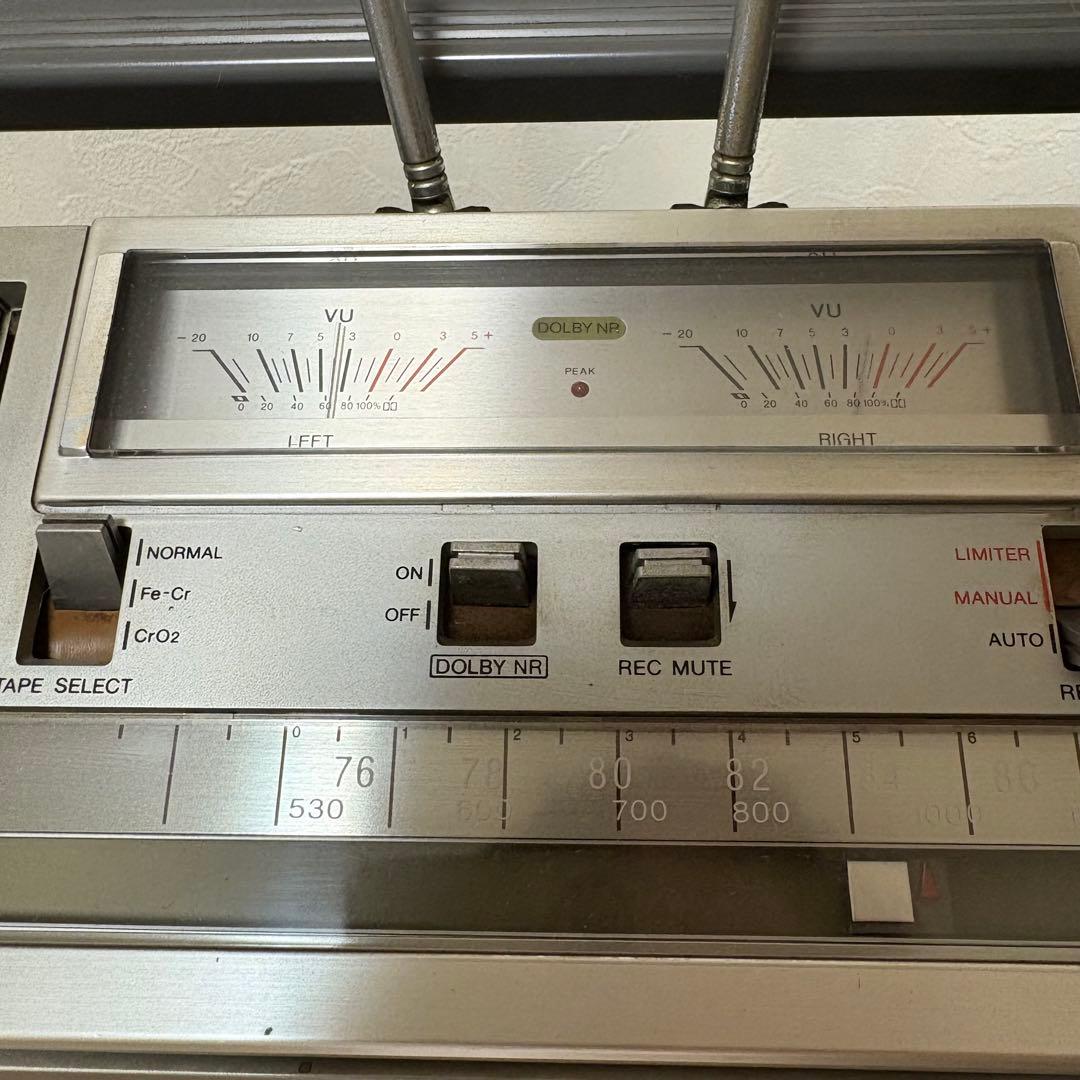 昭和レトロ　ラジカセ　SONY CFS-686 FM/AM ステレオラジカセ