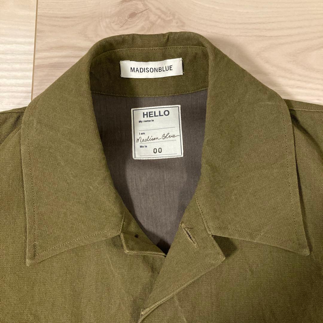 MADISONBLUE ロングシャツ00 サイズ　オリーブ