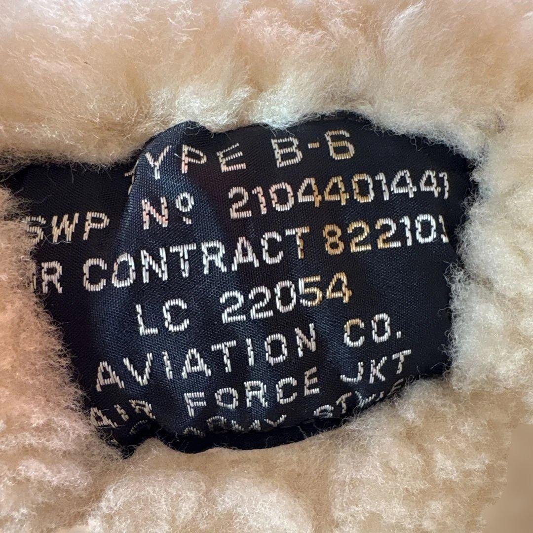 AVIATION CO.TYPE B-6 ムートンジャケット エアフォース