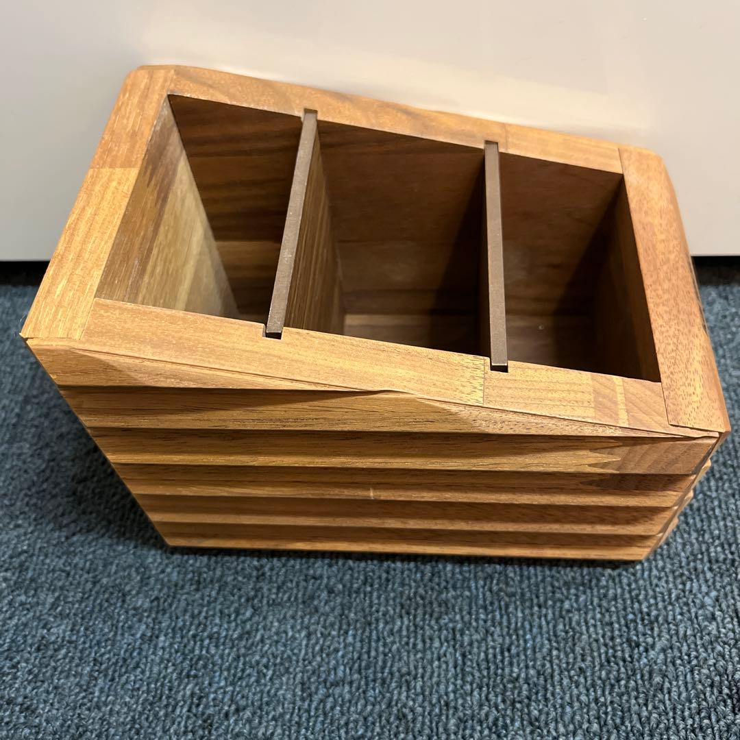 カリモク　リモコンスタンド　小物ケース　ウォールナット