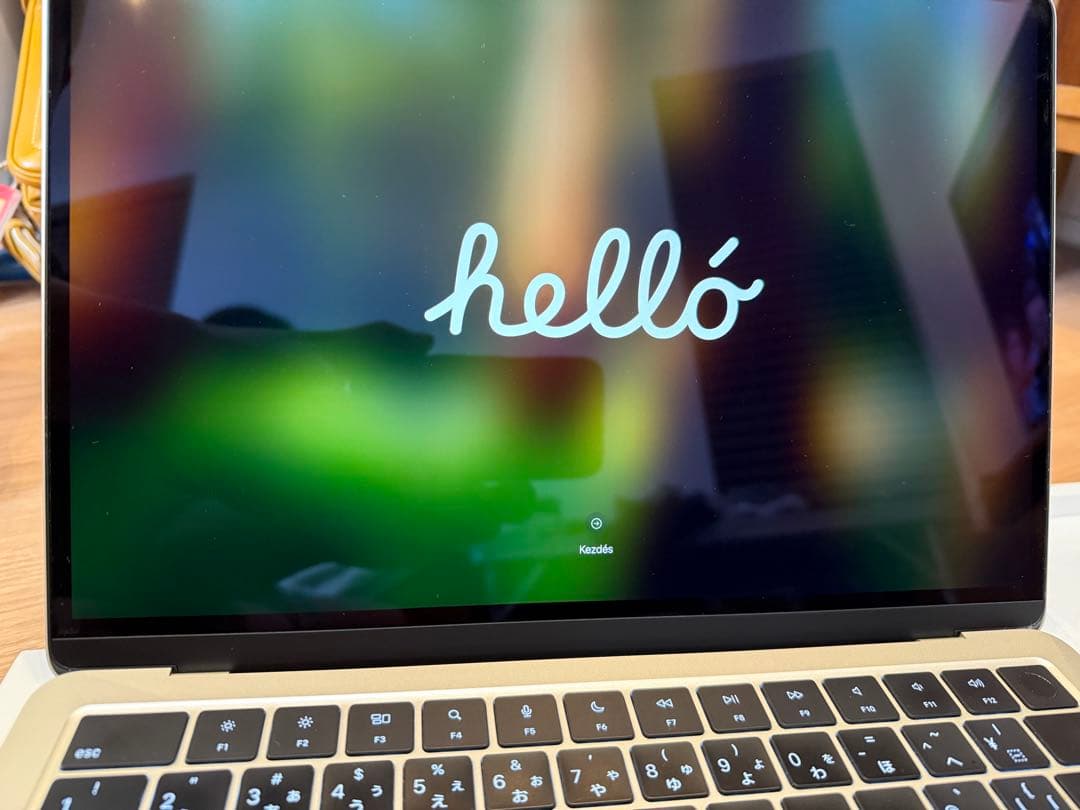 MacBook Air M2 13インチ 8GB 256GB SSD 初期化済み