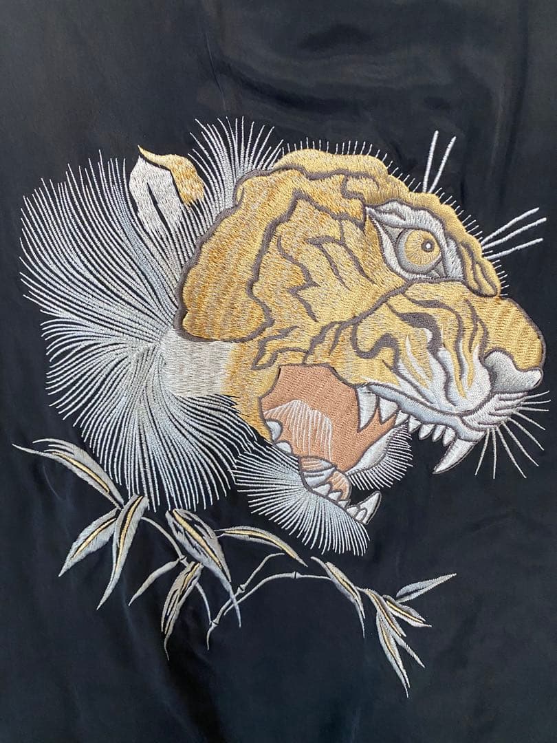 old joe SOUVENIR JACKET 38 ブラック スカジャン 虎