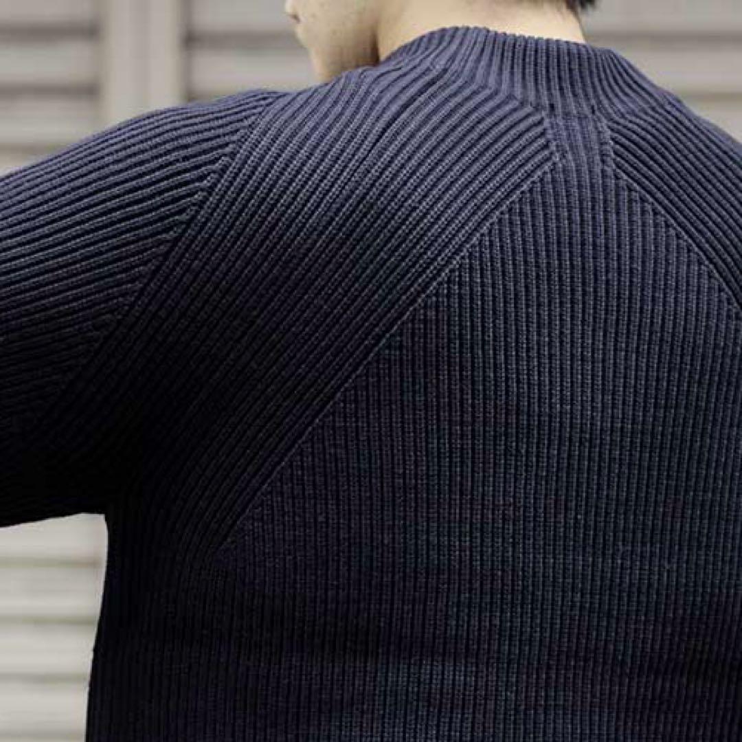 バトナー　シグネチャー ハンドウォーマー モックネック セーター ニット