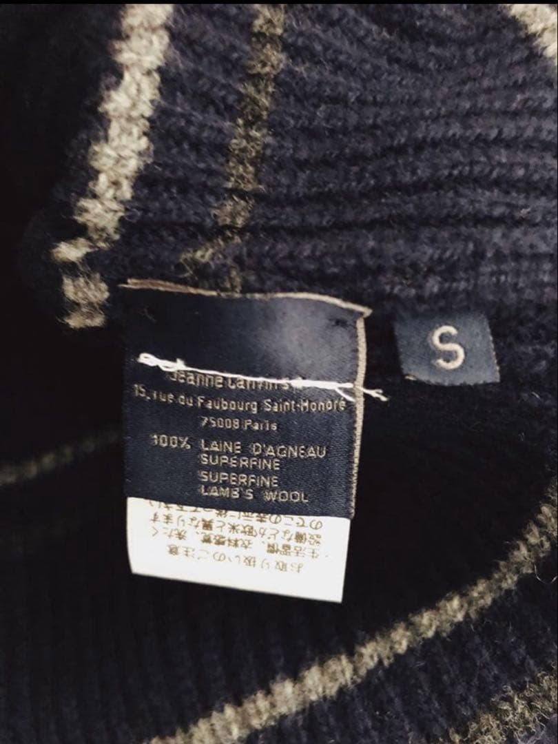 LANVIN Paris ニット　ミドルゲージ　S AW秋冬