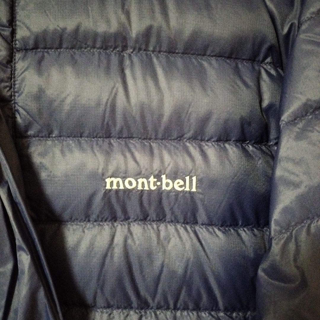 モンベル スペリオダウン ラウンドネックジャケット ネイビー L
