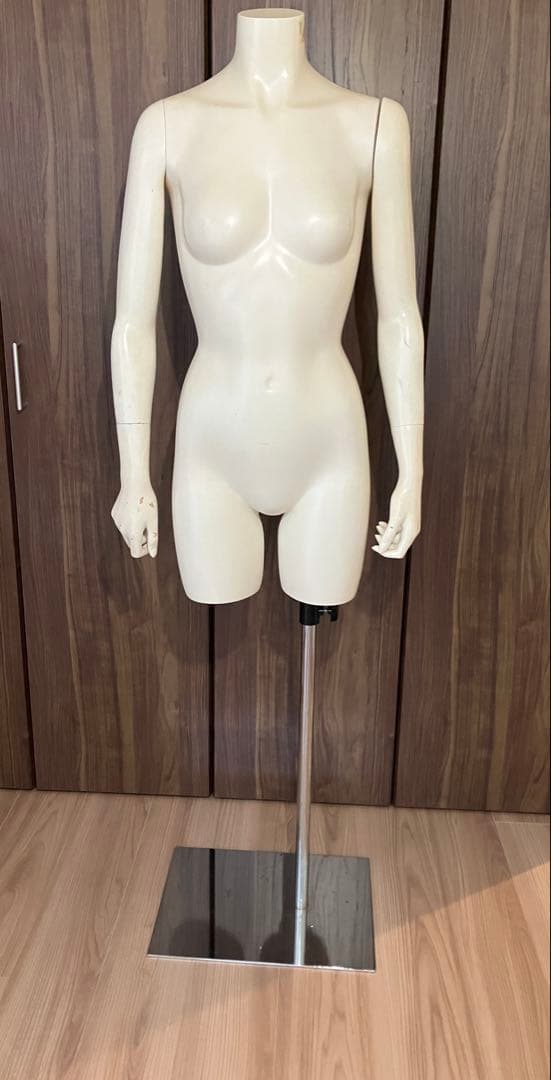 トルソー 女性用マネキン 袖付き スタンド付き レディース マネキン