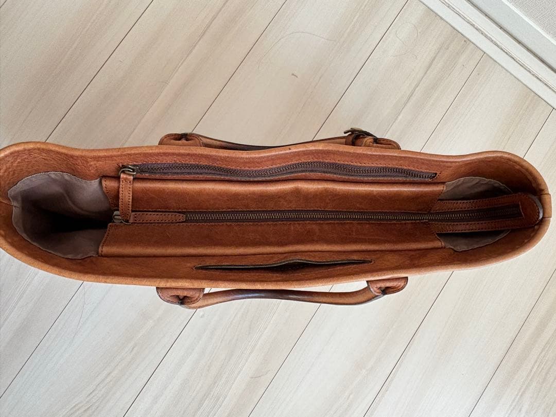 土屋鞄　ビークルラージストックトート【中古品】ブラウン