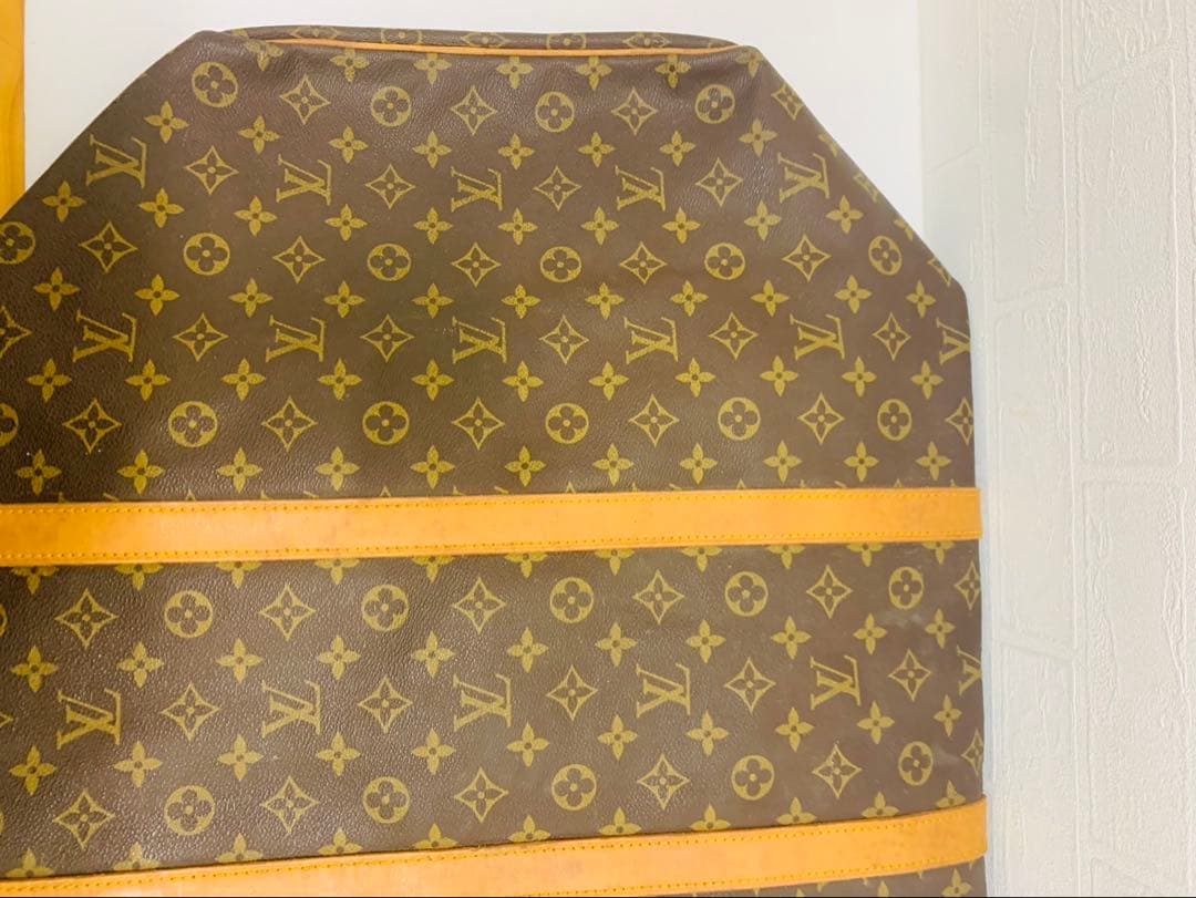 ルイヴィトン モノグラム ボストンバッグ キーポル60 レザー ブラウン