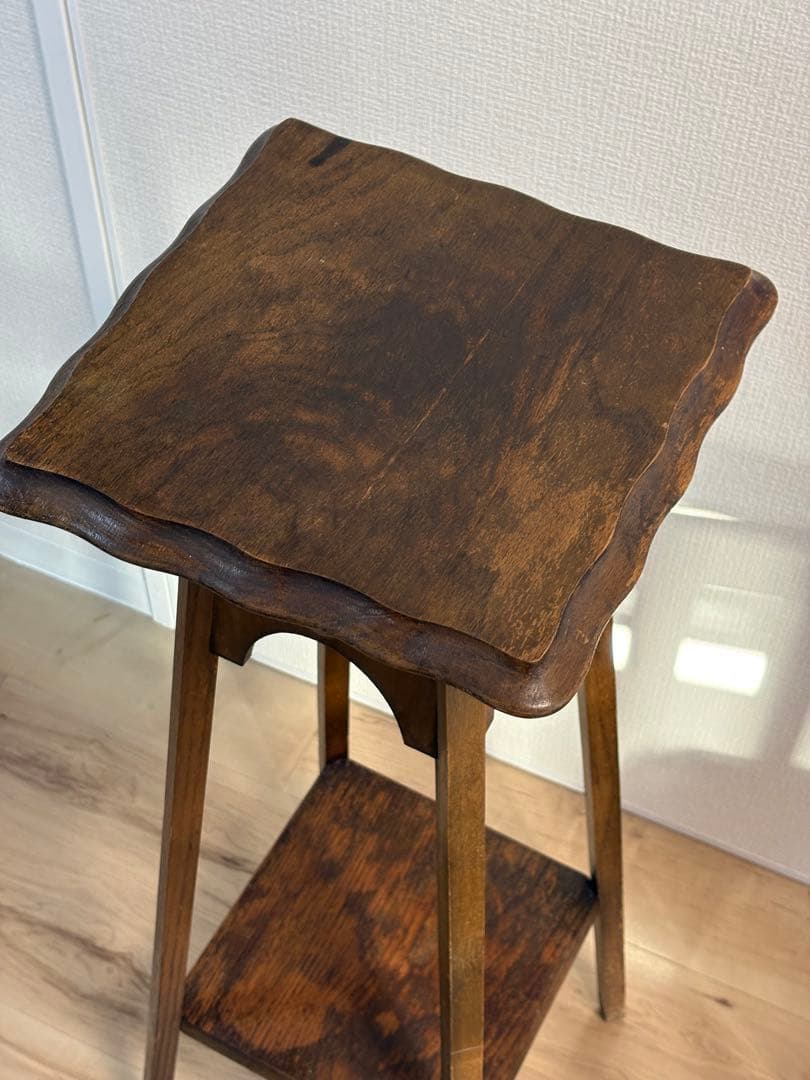 【最終価格】英国 木製フラワースタンド/花台 アンティーク